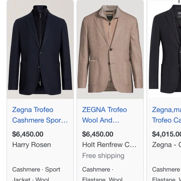 Ermenegildo Zegna cloth 100% cashmere blazer - Picture 10 of 10